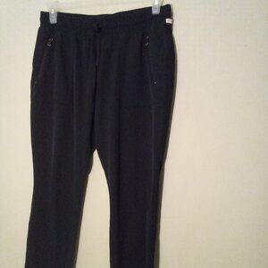 Magellan Pants Women L Water Repellent Lost Pines Active Zip Pockets Black
